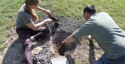 Aceramic dry distillation of birch bark tar